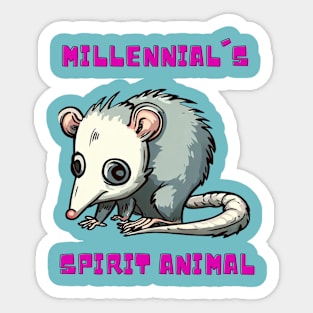 Possum Spirit Animal Sticker